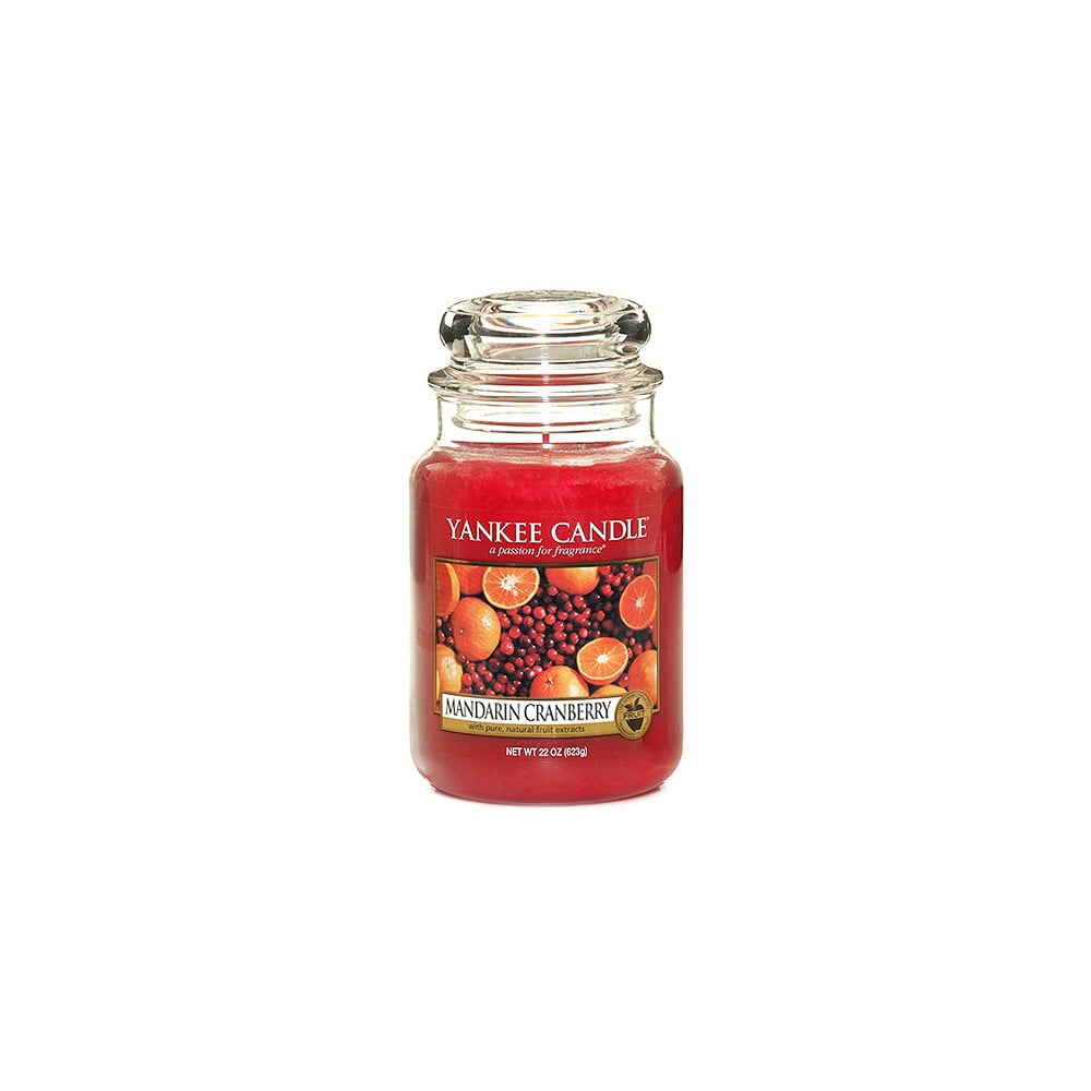 Mandarin és vörösáfonya illatgyertya, égési idő 110 óra - Yankee Candle