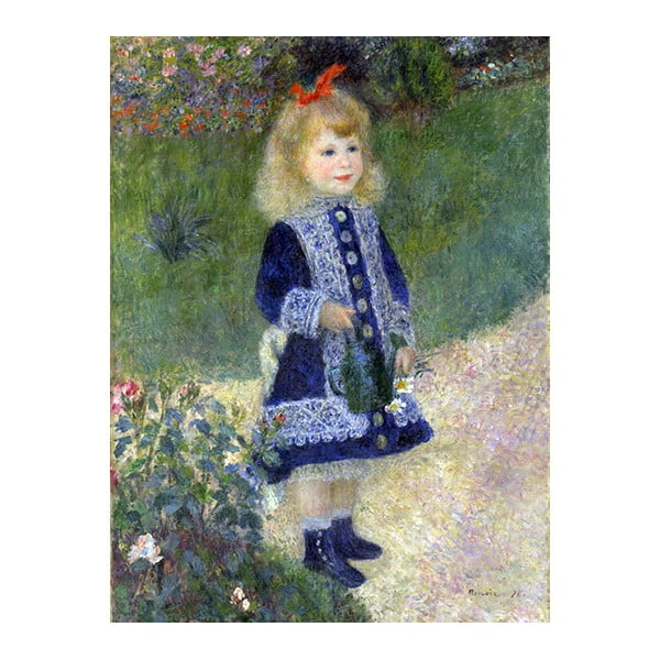 Auguste Renoir - A Girl with a Watering Can másolat, 30 x 40 cm