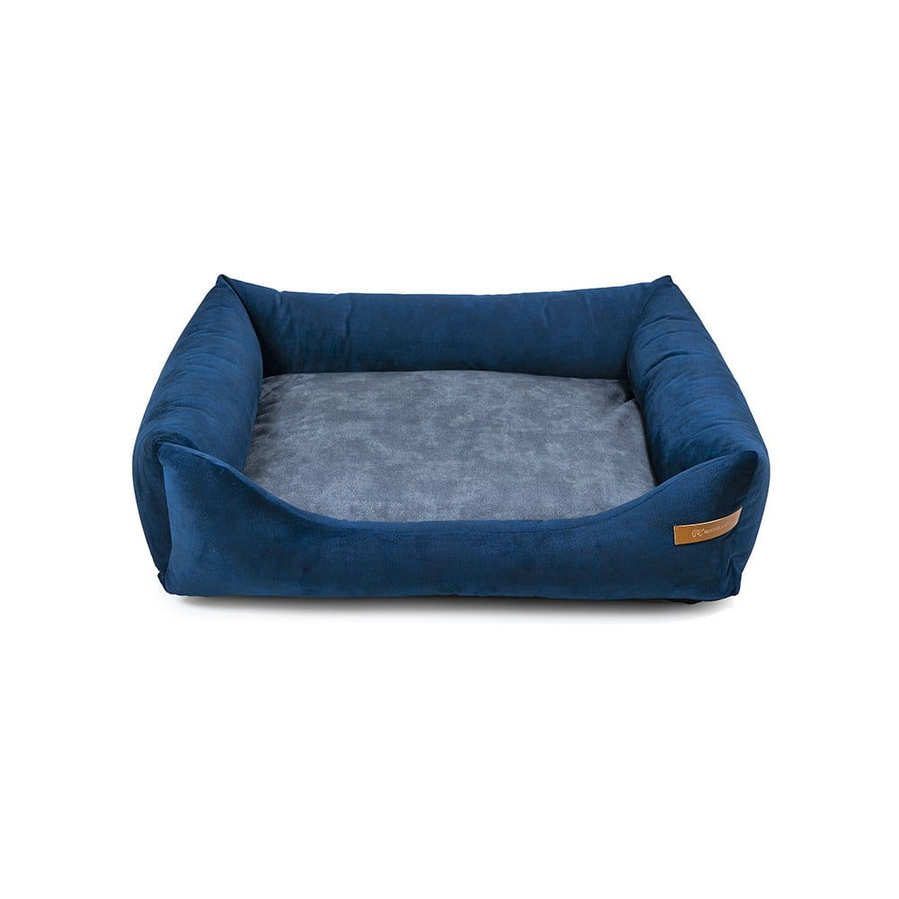 Kék-sötétszürke fekhely kutyáknak 75x85 cm SoftBED Eco L – Rexproduct
