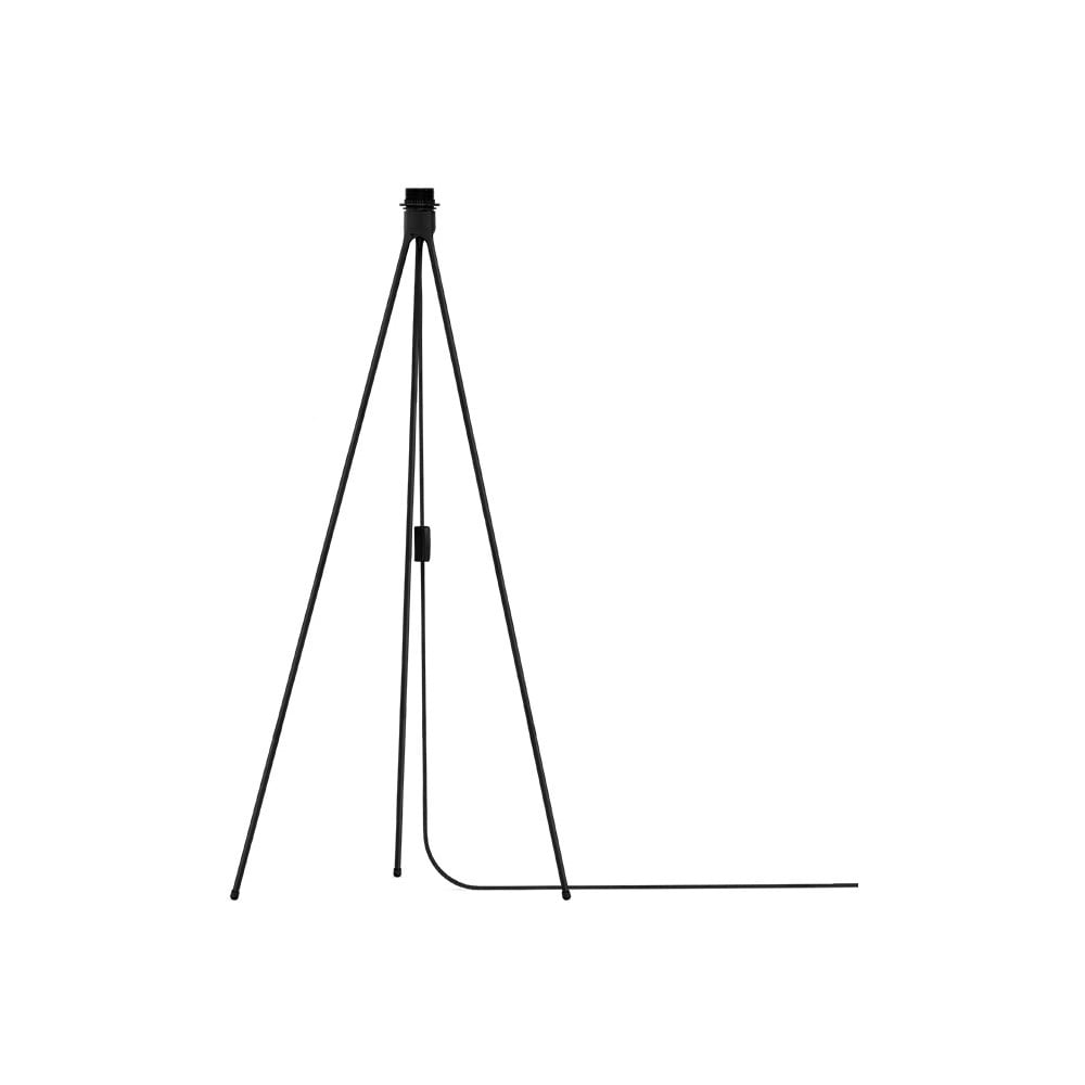 Fekete háromlábú állvány lámpabúrához, magasság 109 cm -  umage