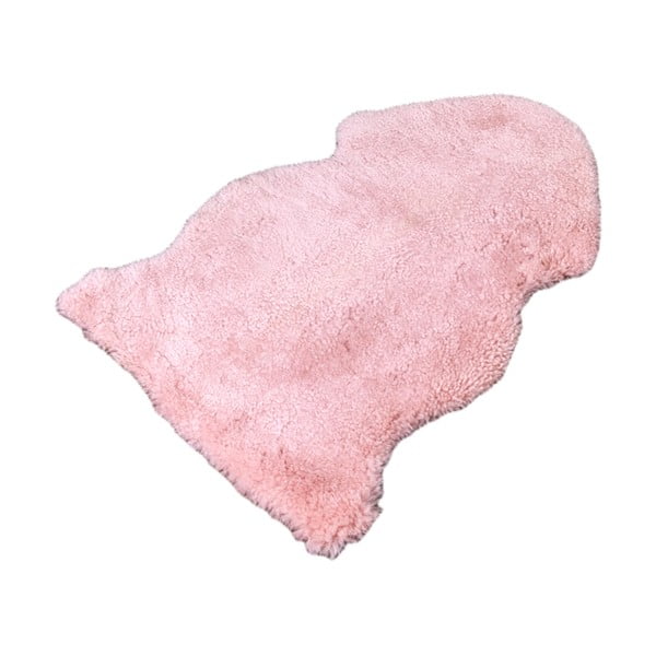Rózsaszín bárányszőrme, 60 x 90 cm - Native Natural