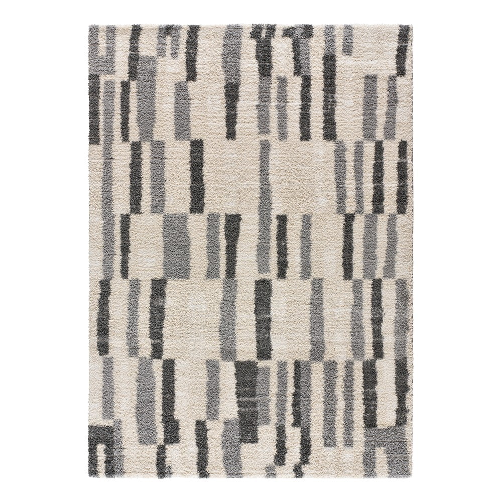 Szürke-krémszínű szőnyeg 133x190 cm enya – universal