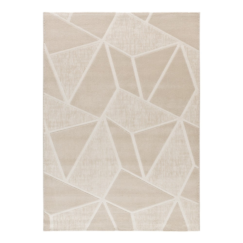 Krémszínű szőnyeg 133x190 cm sensation – universal