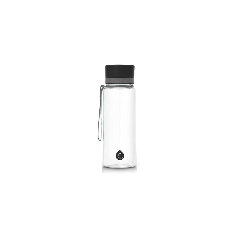 BPA mentes műanyag kulacs 600ml - Fekete - Equa