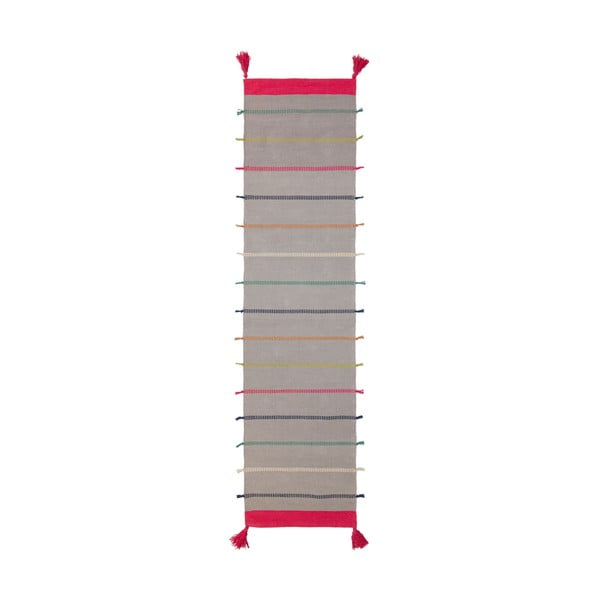 Nahla szürke pamut futószőnyeg, 60 x 200 cm - Flair Rugs