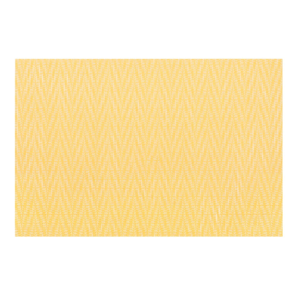 Chevron sárga tányéralátét, 45 x 30 cm - Tiseco Home Studio