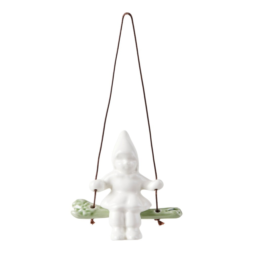 Porcelán karácsonyfadísz Swinging Girl – Kähler Design