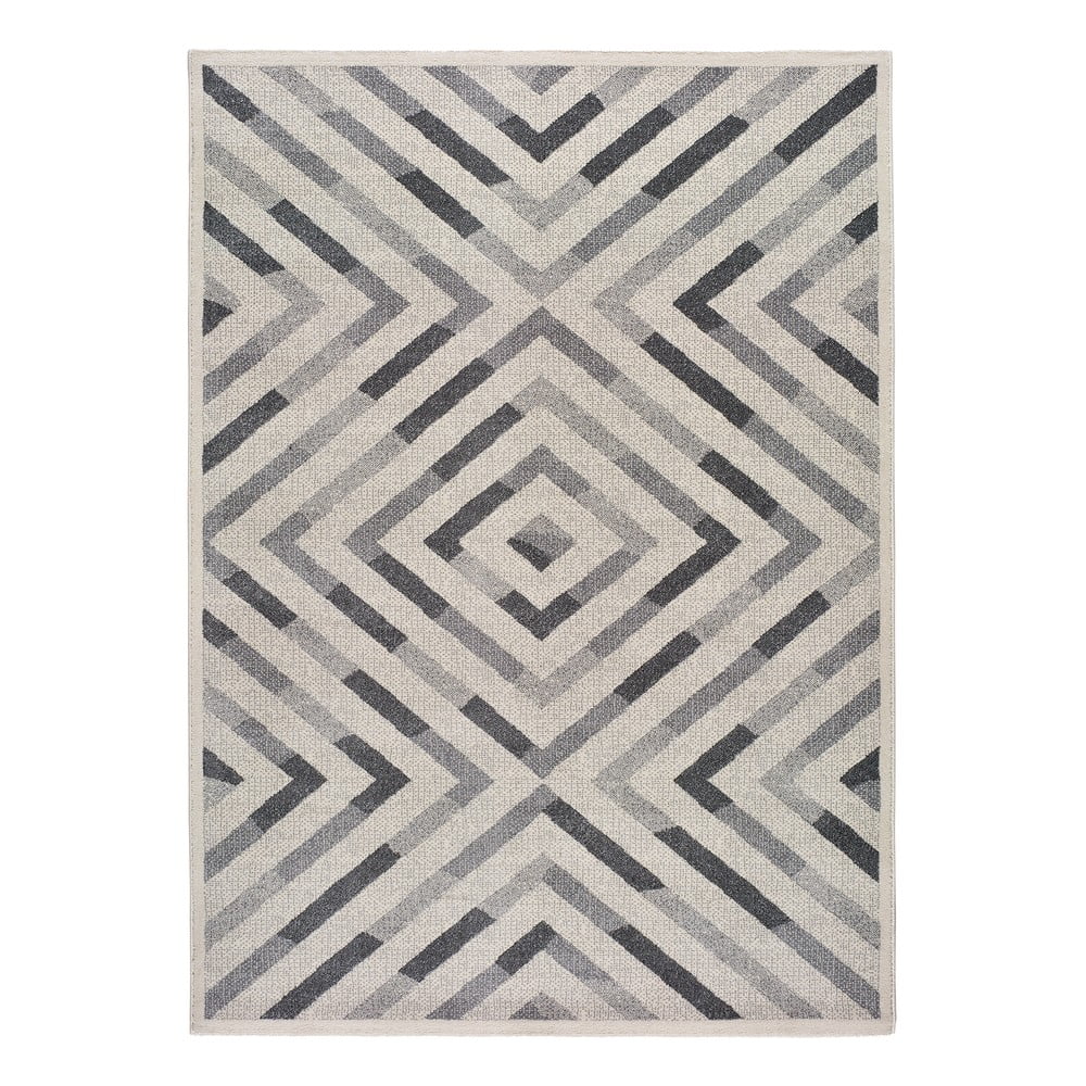 Dream Geo szürke szőnyeg, 60 x 120 cm - Universal