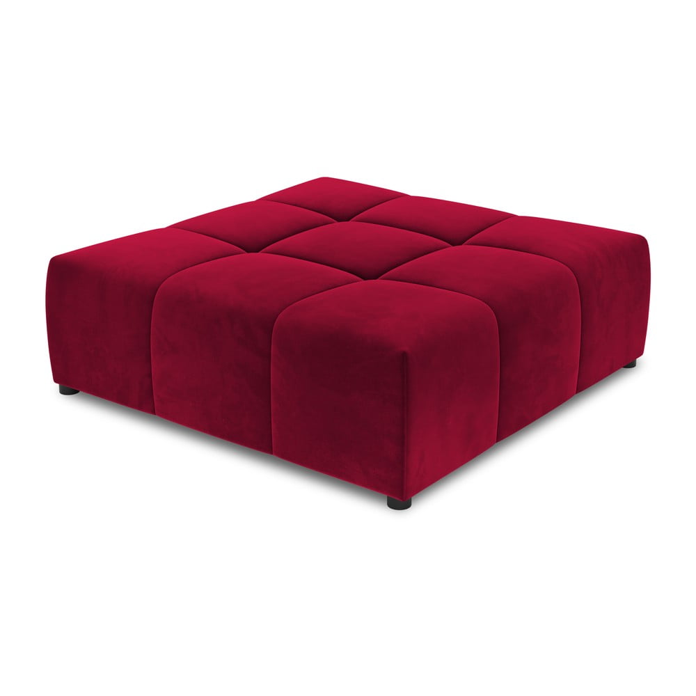 Piros bársony kanapé modul Rome Velvet - Cosmopolitan Design