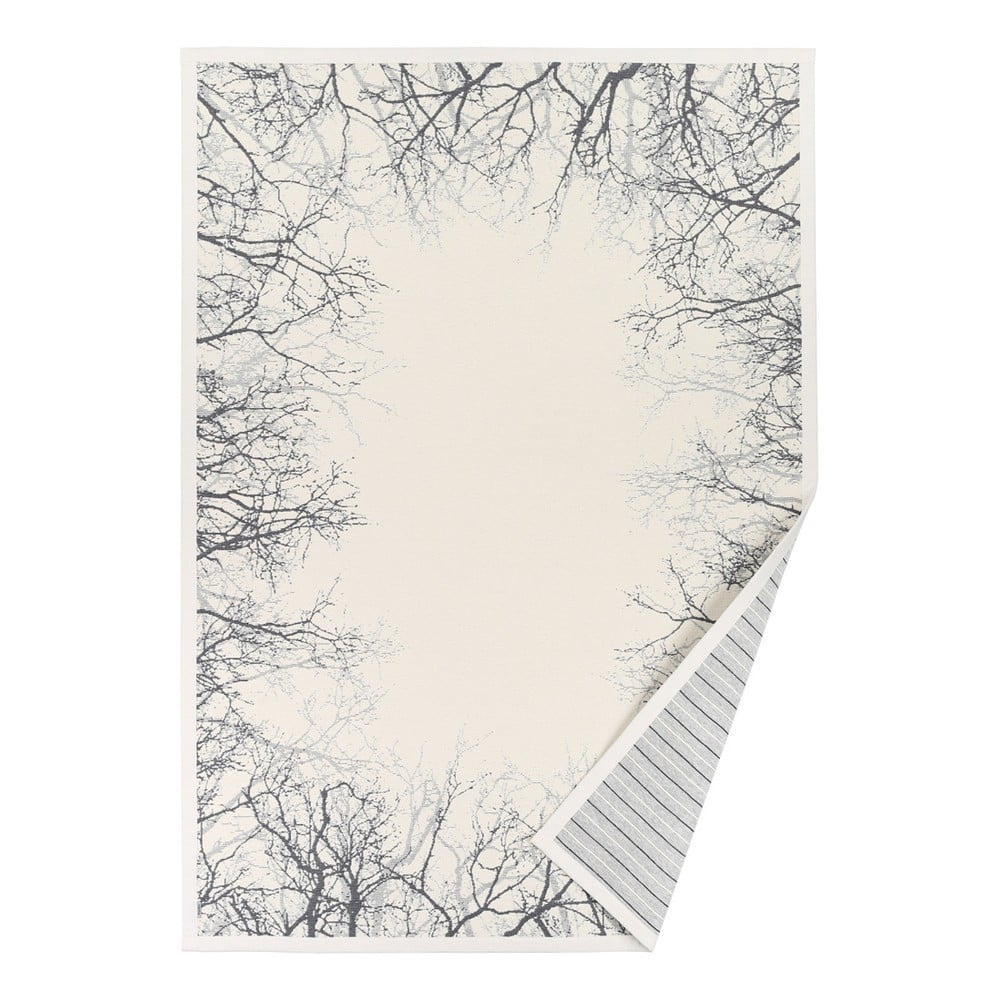 Puise fehér mintás kétoldalas szőnyeg, 140 x 200 cm - Narma