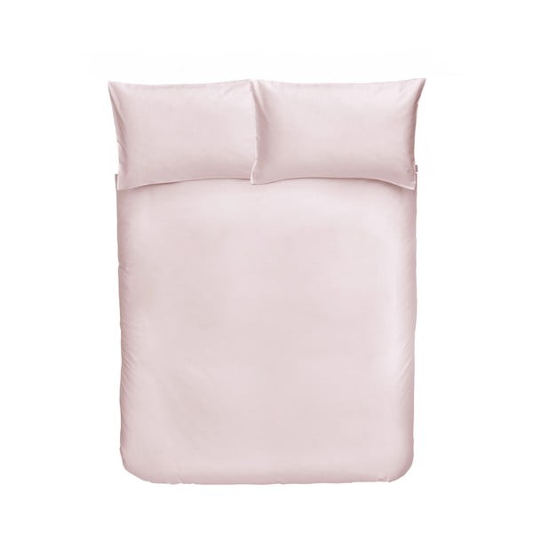 Blush rózsaszín pamutszatén ágyneműhuzat, 200 x 200 cm - Bianca