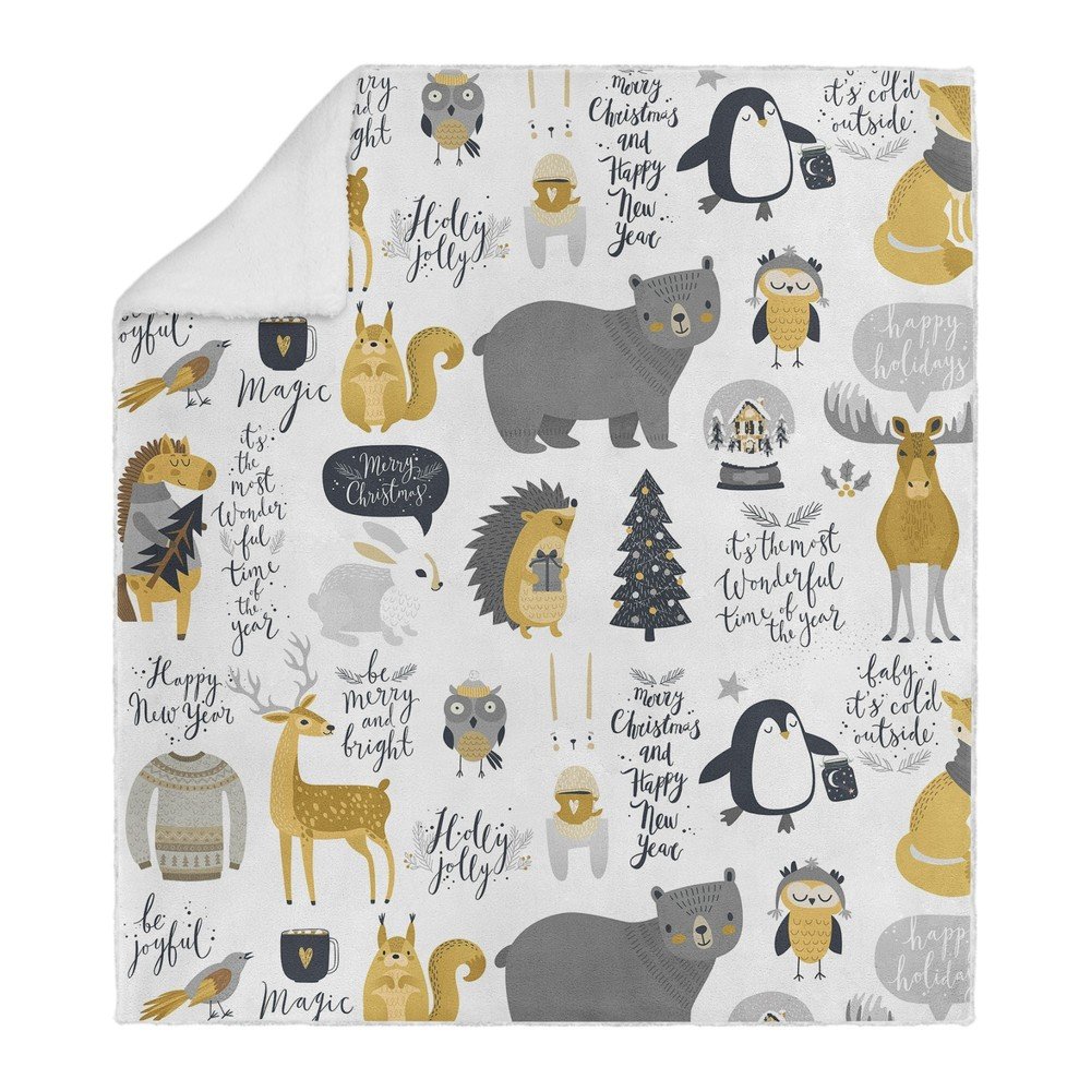 Fehér gyerek takaró 120x180 cm – Oyo home