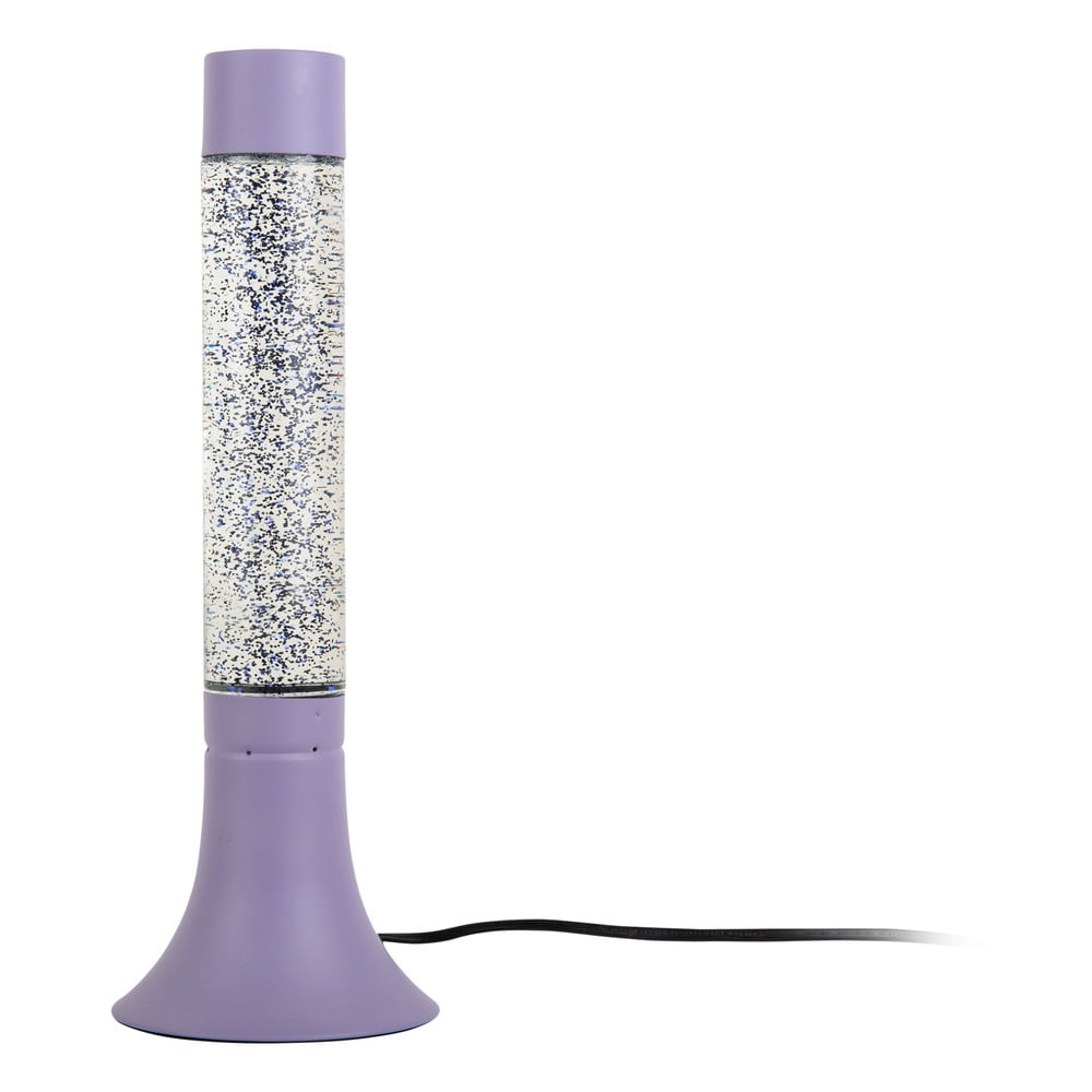 Lila asztali lámpa üveg búrával (magasság 37,5 cm) Astro Glittler – Leitmotiv