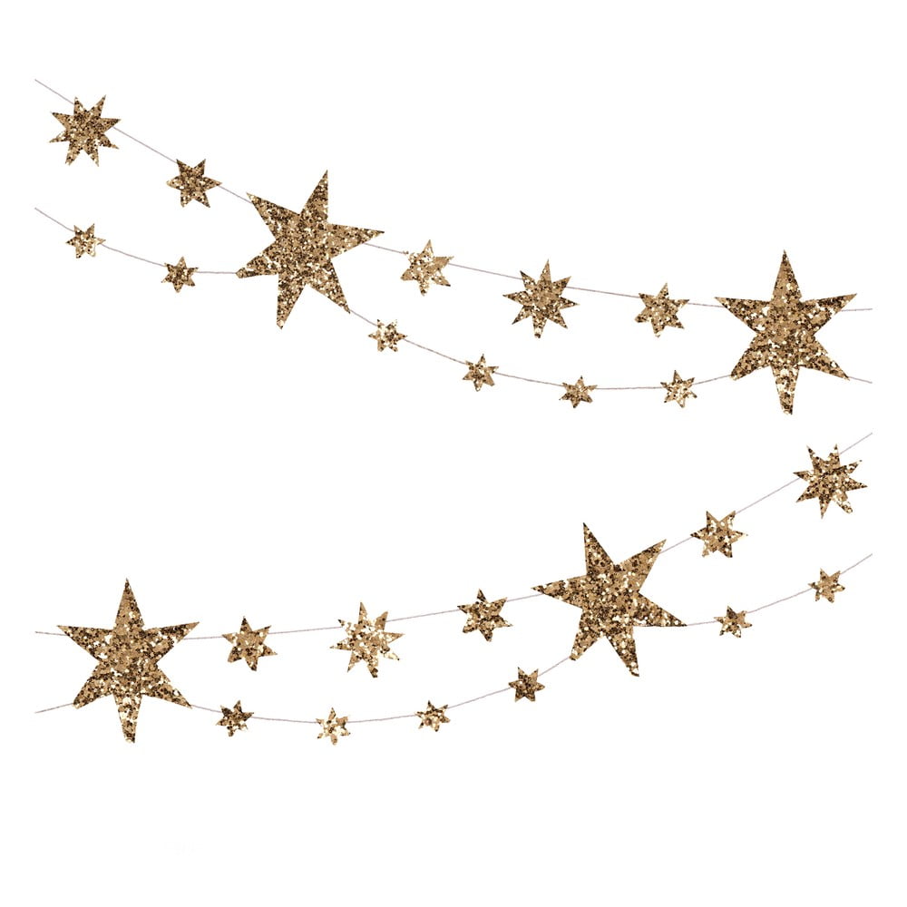 Girland Glitter Stars – Meri Meri