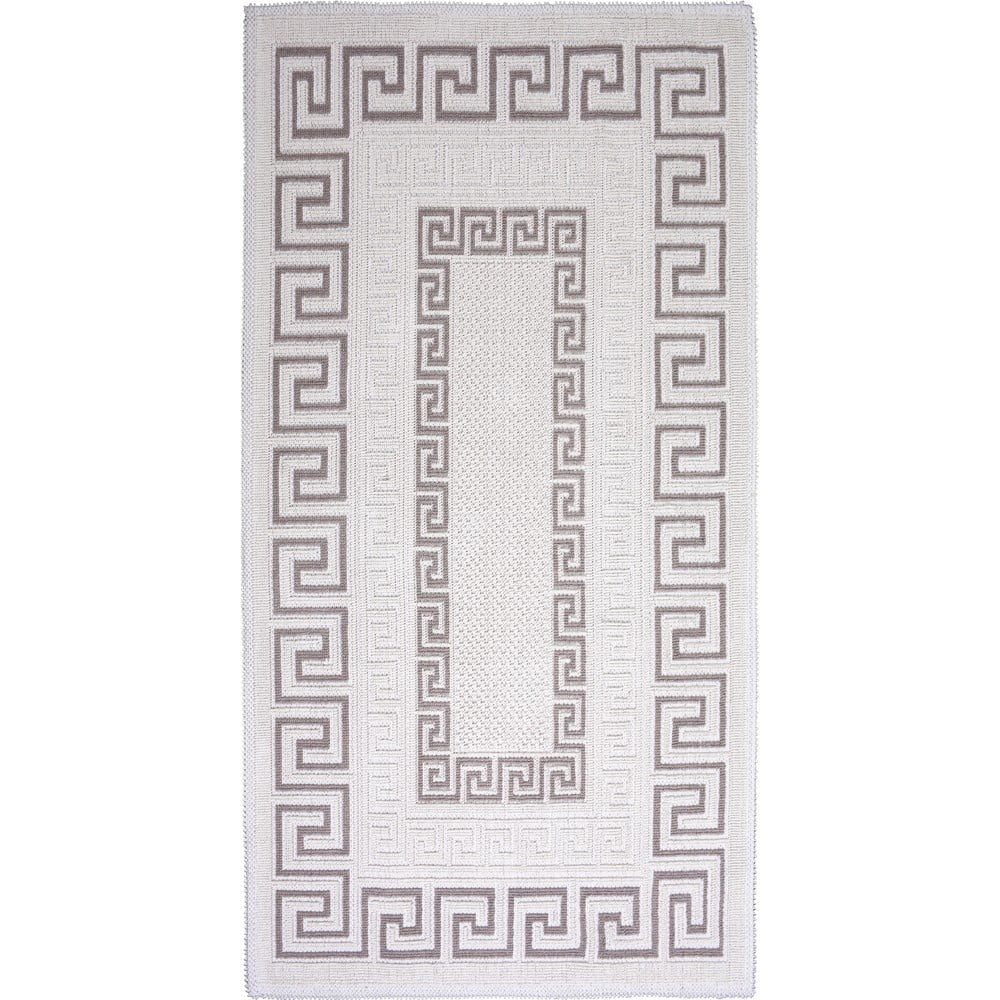 Versace szürkésbézs pamutszőnyeg, 80 x 150 cm - Vitaus