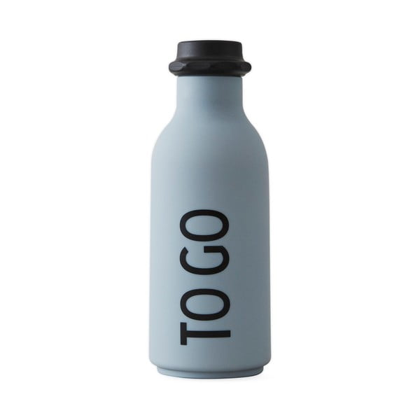 To Go kék vizes palack, 500 ml - Design Letters