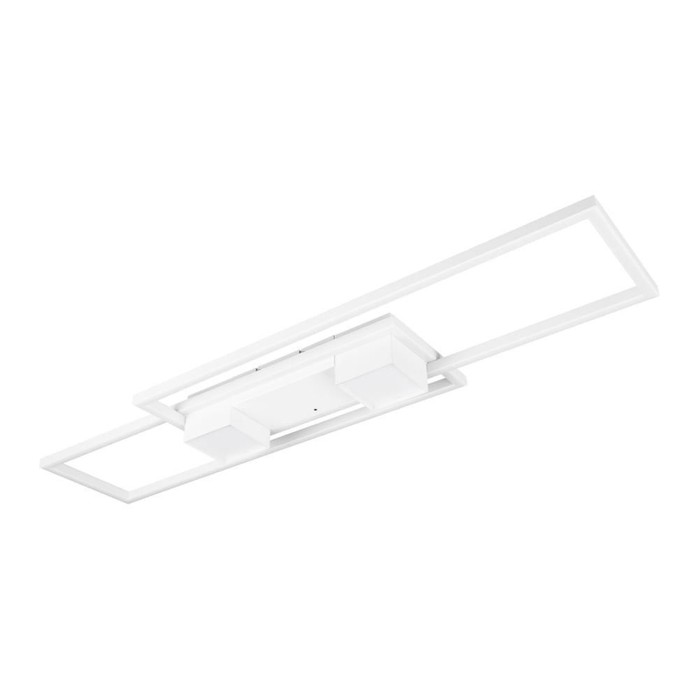 Fehér dimmelhető LED mennyezeti lámpa távirányítóval 28x100 cm Albany – Trio