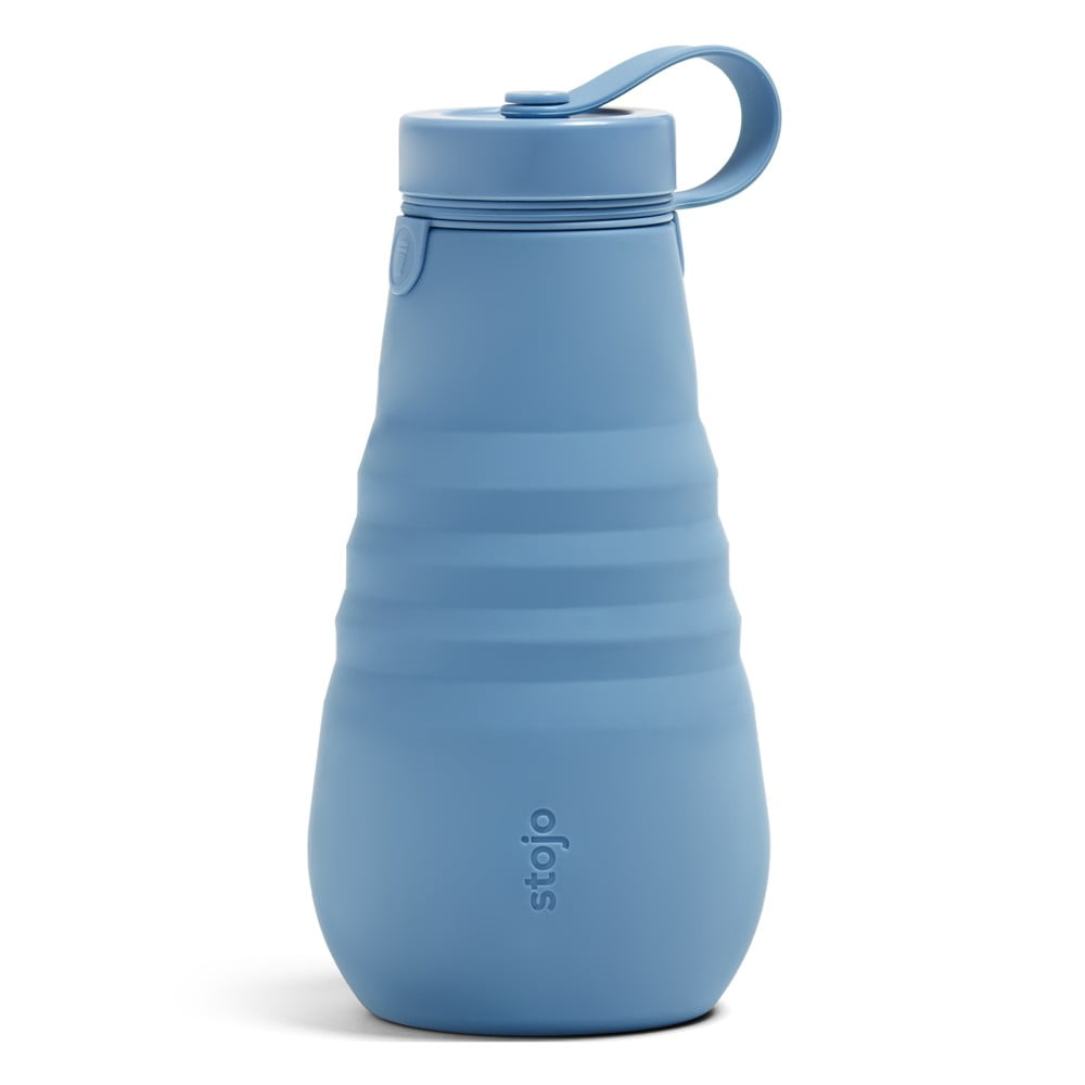Bottle Steel kék összecsukható palack, 590 ml - Stojo