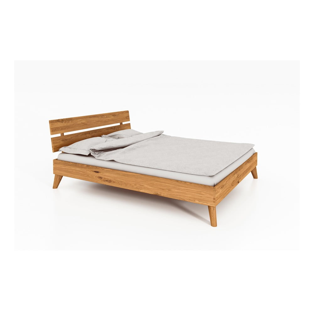 Tölgyfa franciaágy 180x200 cm Greg 2 - The Beds