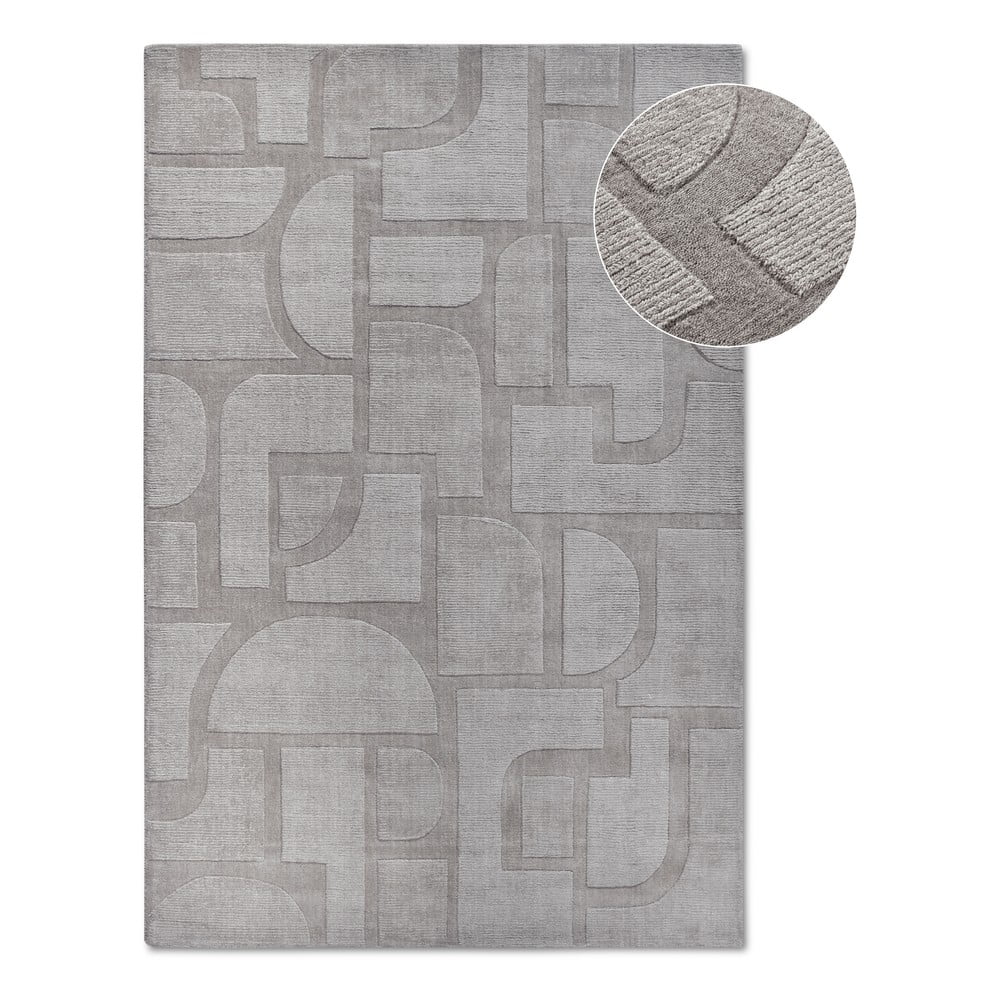 Szürke kézi szövésű gyapjú szőnyeg 120x170 cm Alexis – Villeroy&Boch