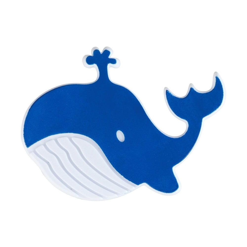 Whale 5 db-os kék csúszásgátló alátét szett fürdőkádba - Wenko