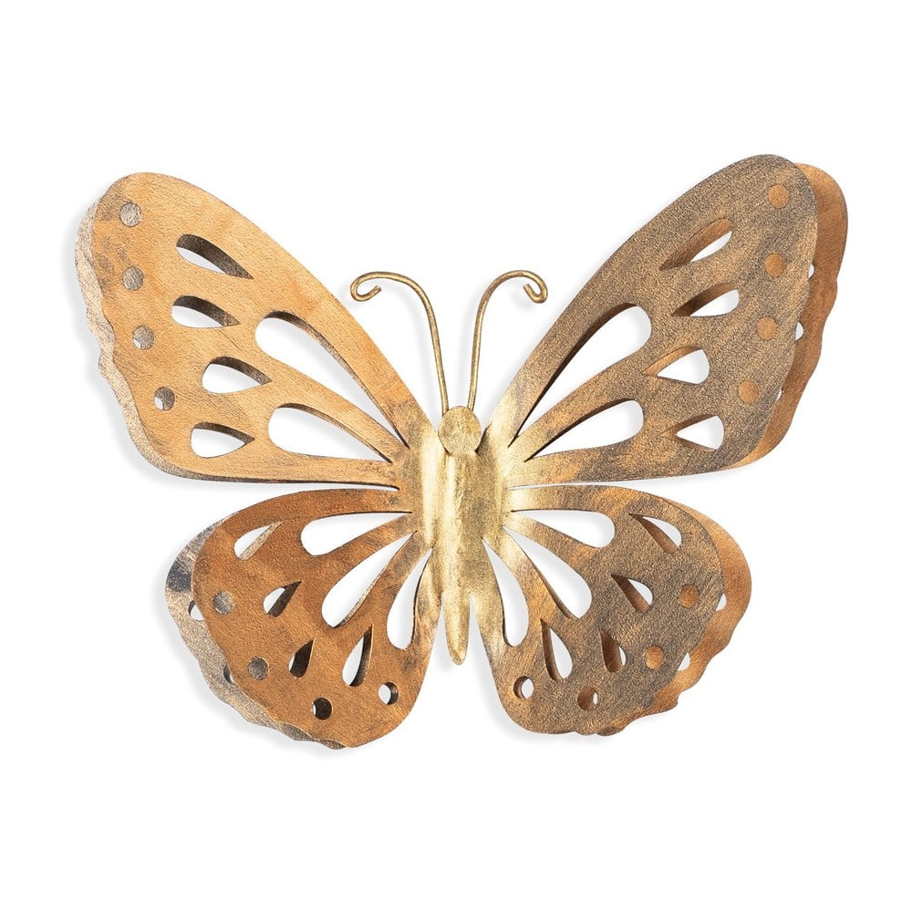 Butterfly aranyszínű fali dekoráció - Wallity