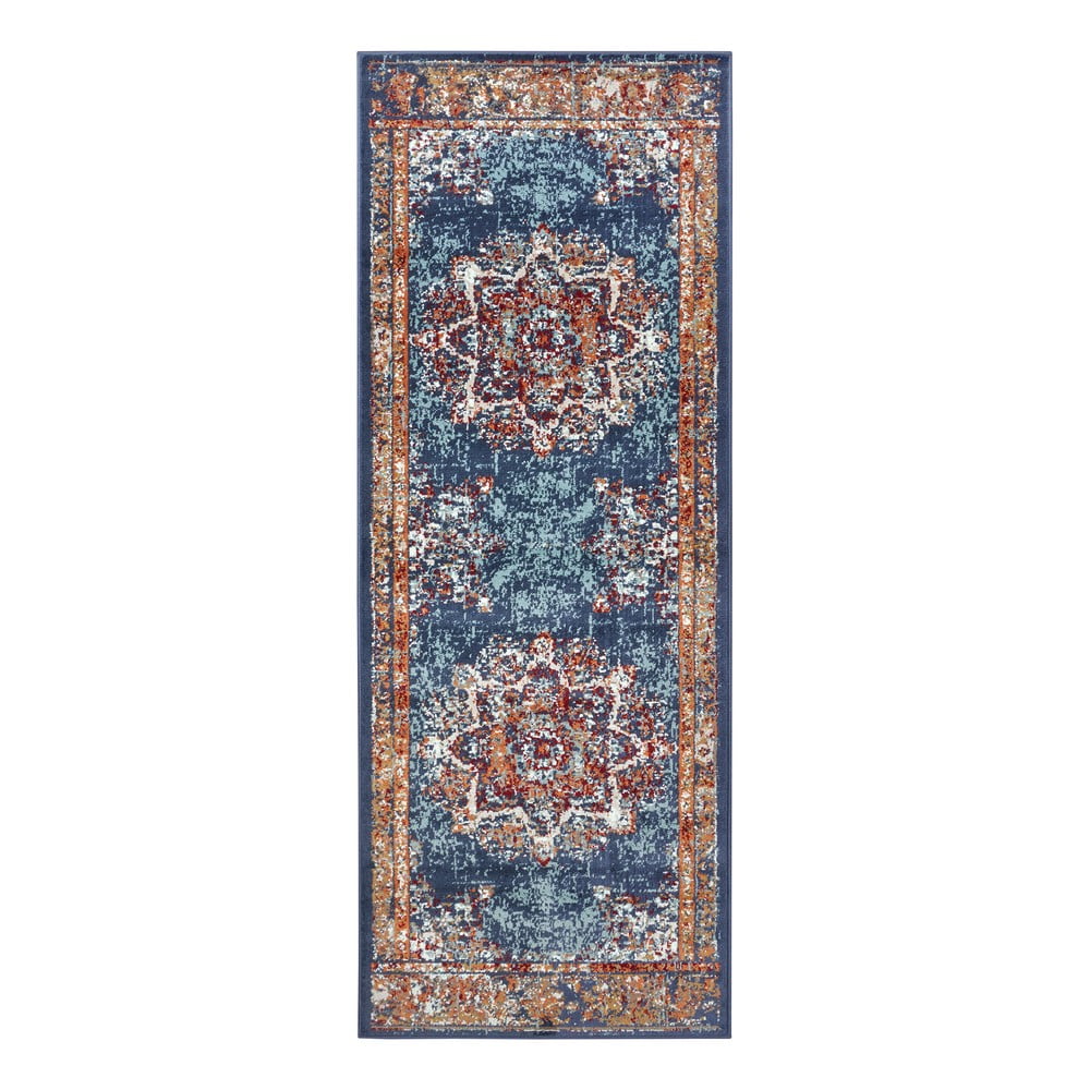 Sötétkék futószőnyeg 80x240 cm Orient Maderno – Hanse Home