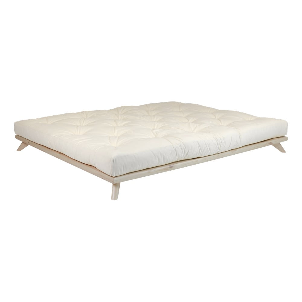Senza Bed Natural ágy, 160 x 200 cm - Karup Design