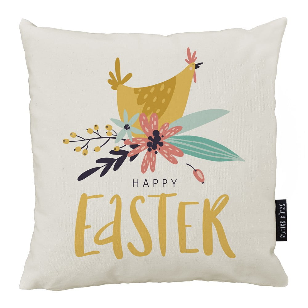 Easter Harvest II. pamut párna, 45 x 45 cm - Butter Kings