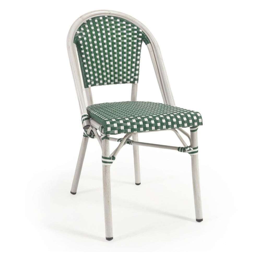 Marilyn zöld-fehér kültéri szék - kave home