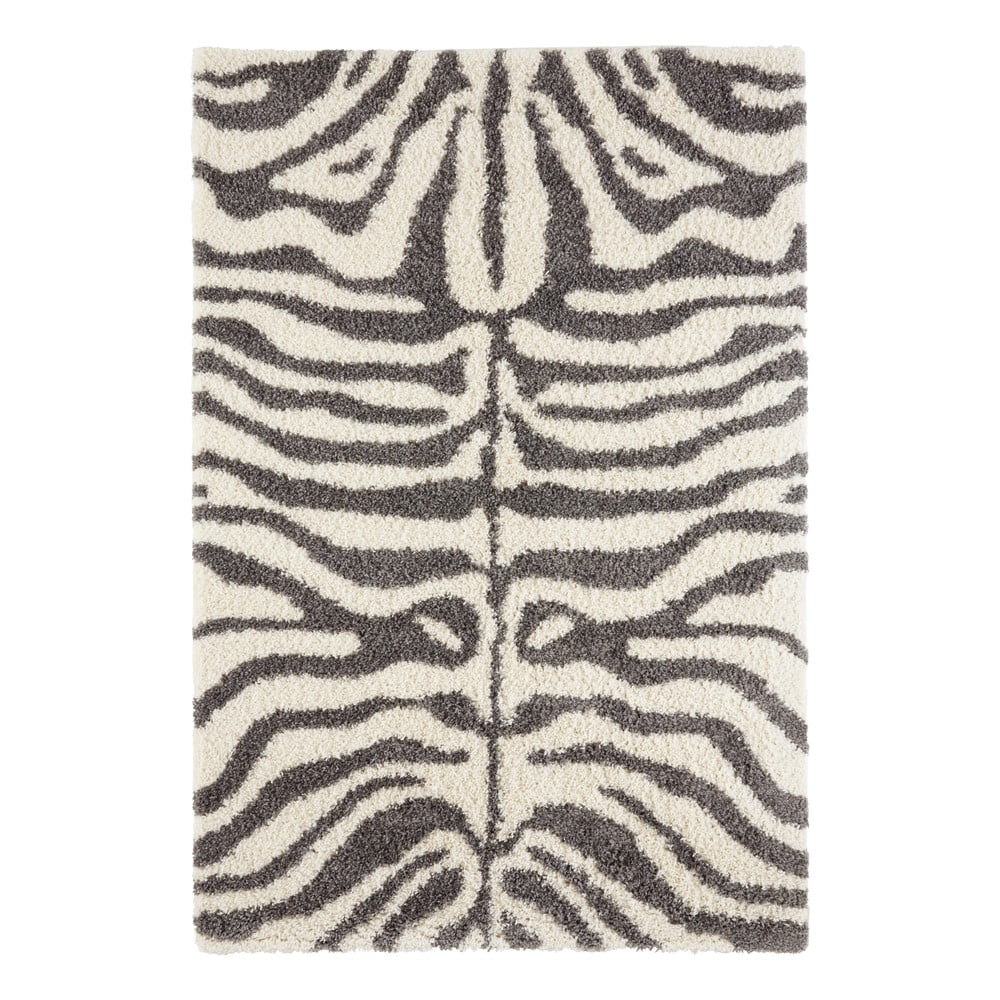 Striped Animal szürke-bézs szőnyeg, 150x80 cm - Ragami