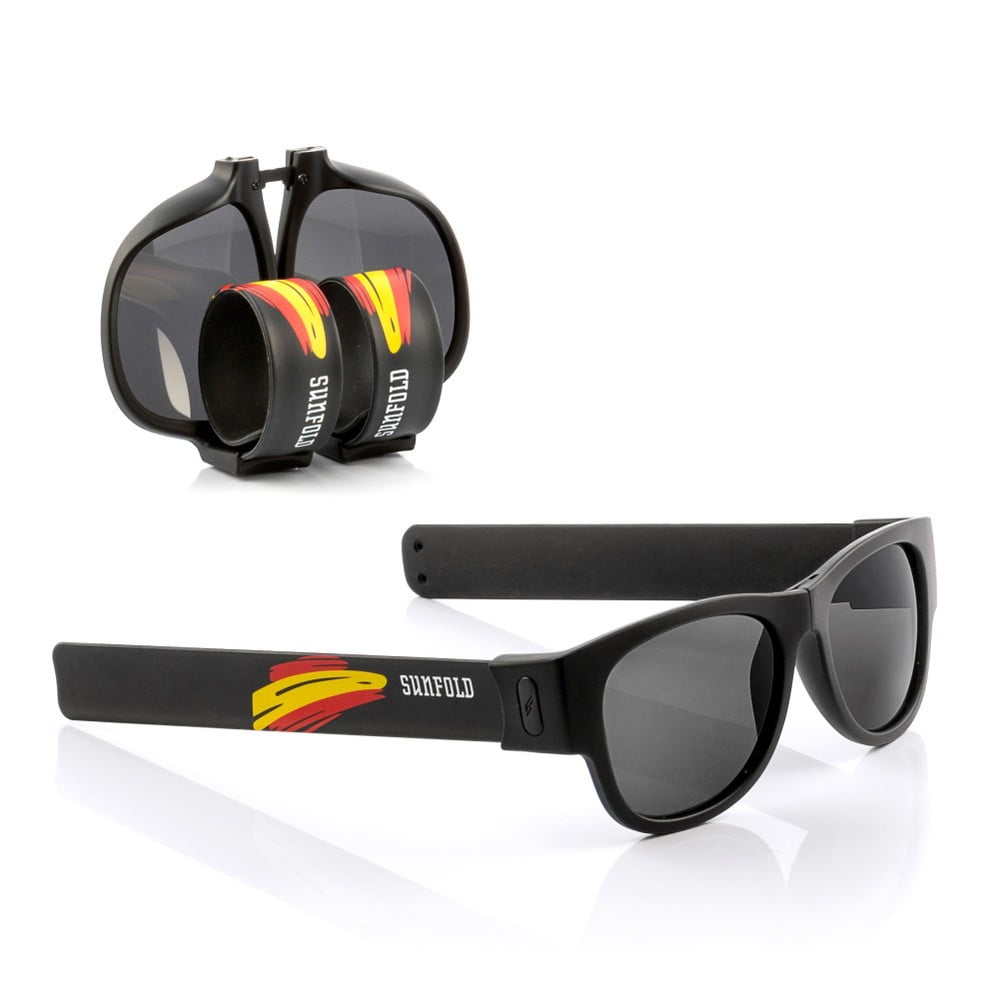 Sunfold Mondial Spain fekete összecsukható napszemüveg - InnovaGoods