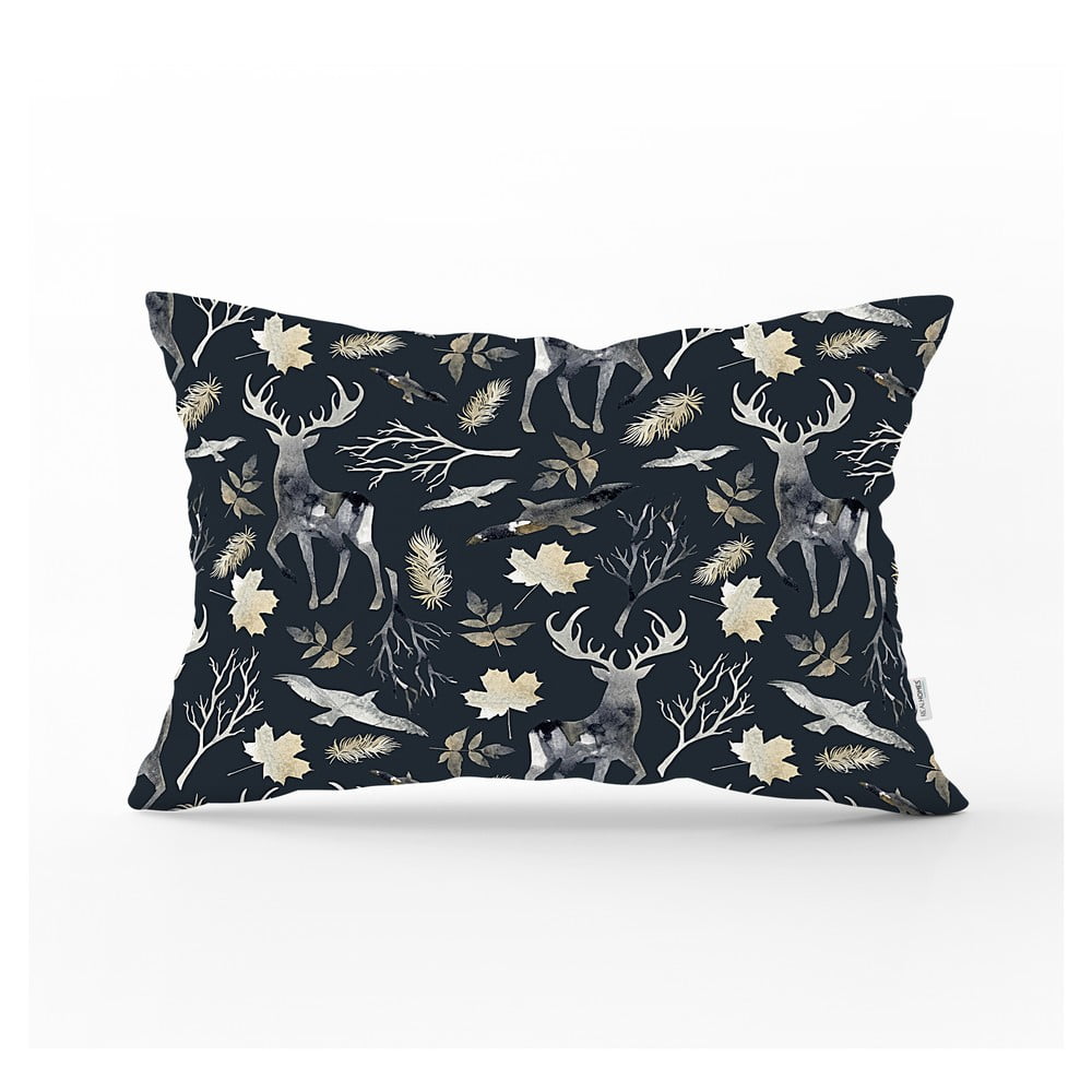 Night Forest karácsonyi párnahuzat, 35 x 55 cm - Minimalist Cushion Covers