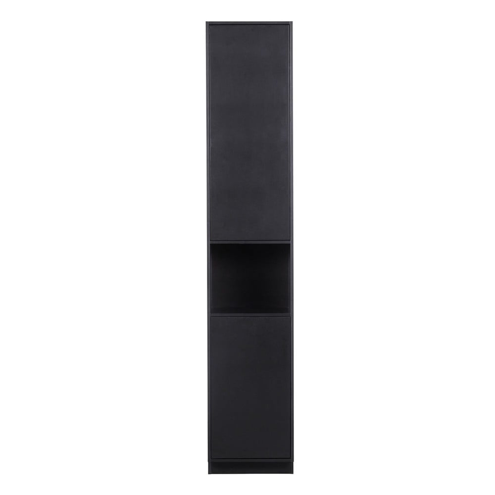 Fekete borovi fenyő szekrény 40x210 cm Finca – WOOOD
