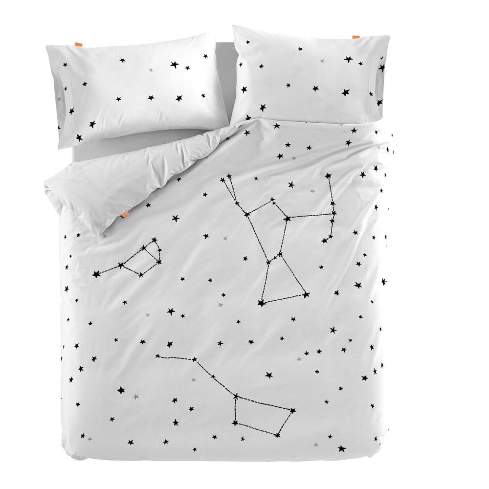 Constellation pamut paplanhuzat, 140 x 200 cm - Blanc