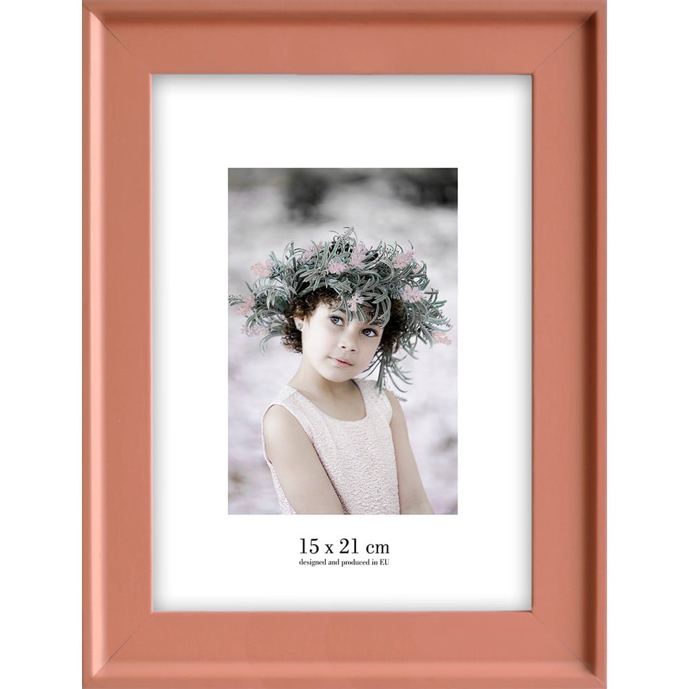 Malaga narancssárga fali képkeret, 22 x 28 cm - Styler