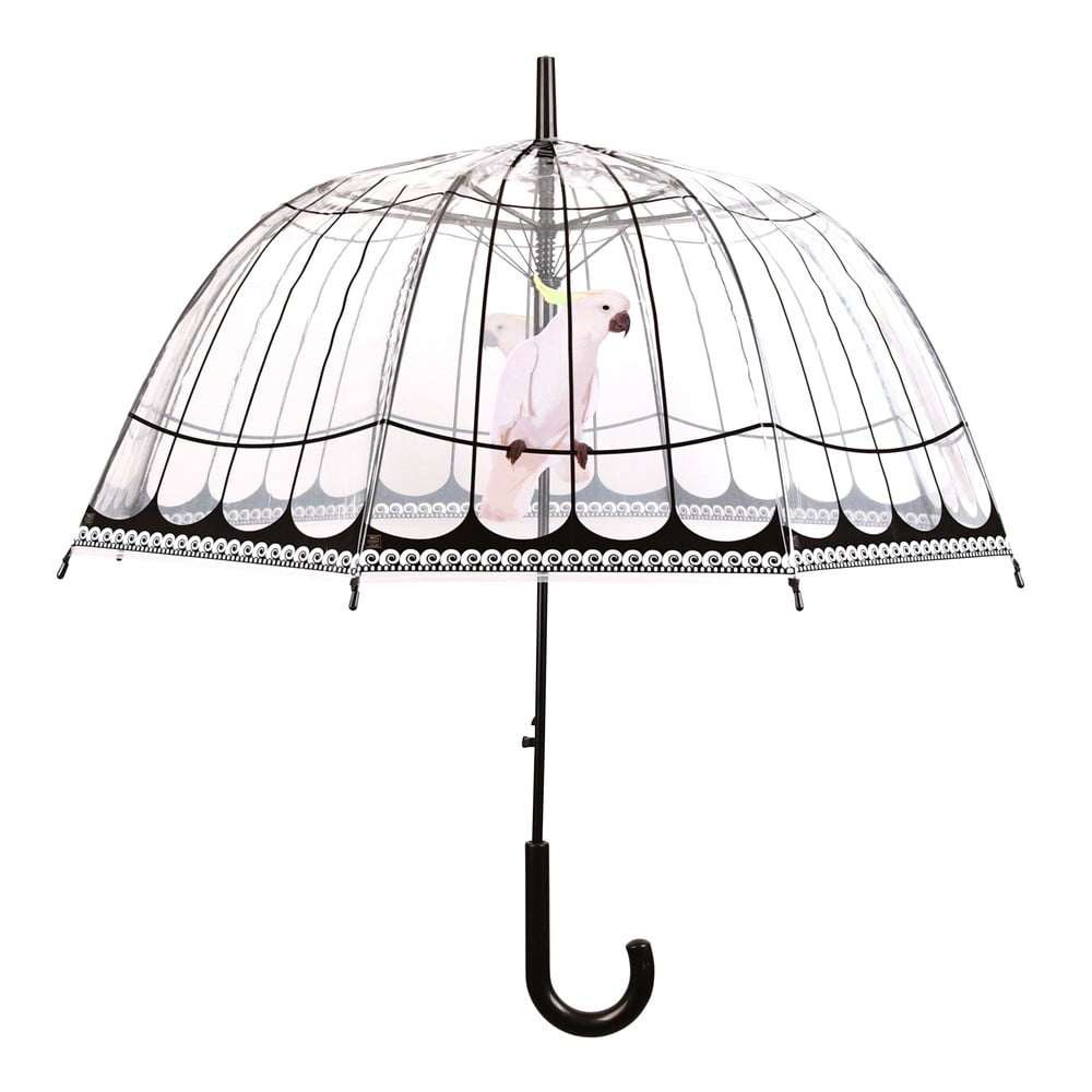 Birds átlátszó esernyő, ⌀ 81 cm - Esschert Design