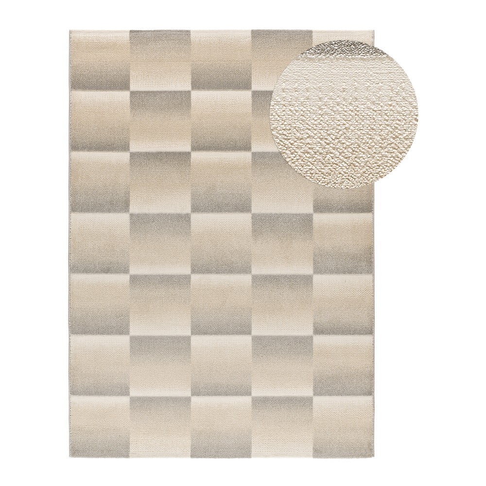 Szürke-krémszínű szőnyeg 160x230 cm sensation – universal