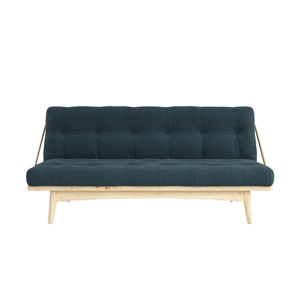 Folk Raw/Pale Blue sötétzöld variálható kordbársony kanapé - Karup Design
