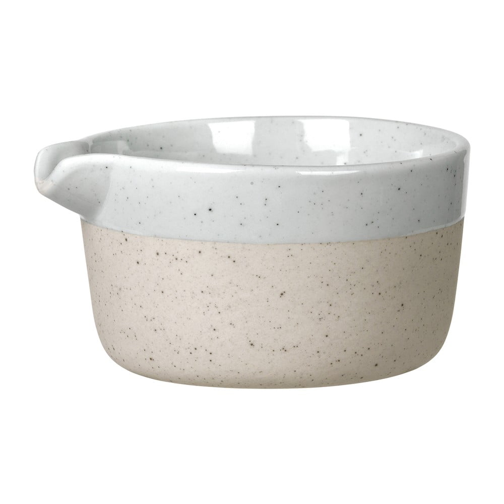 Világosszürke-bézs kerámia tejkiöntő 150 ml Sablo – Blomus