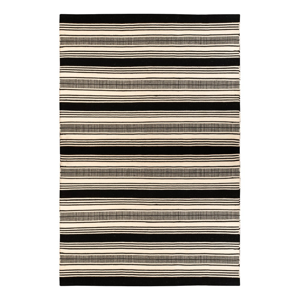 Zambezi fekete-fehér kétoldalas kültéri szőnyeg újrahasznosított műanyagból, 160 x 230 cm - green decore