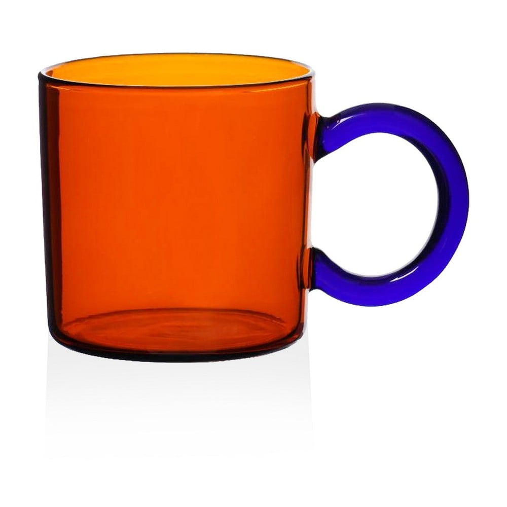 Narancssárga üveg bögre 300 ml – Hermia