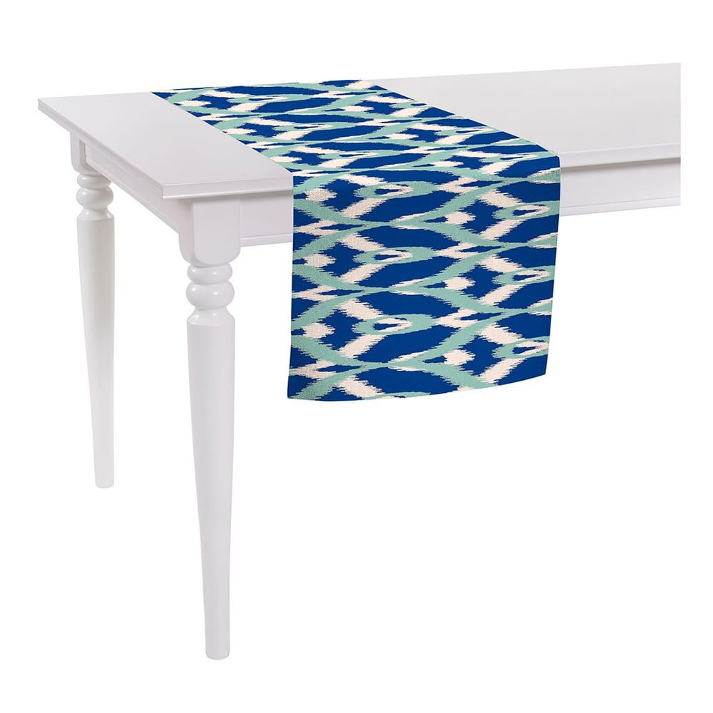Honey Coastal kék-zöld asztali futó, 140 x 40 cm - Mike & Co. NEW YORK