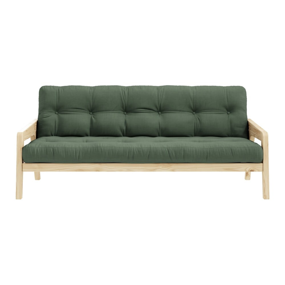 Grab zöld kinyitható kanapé 204 cm - karup design