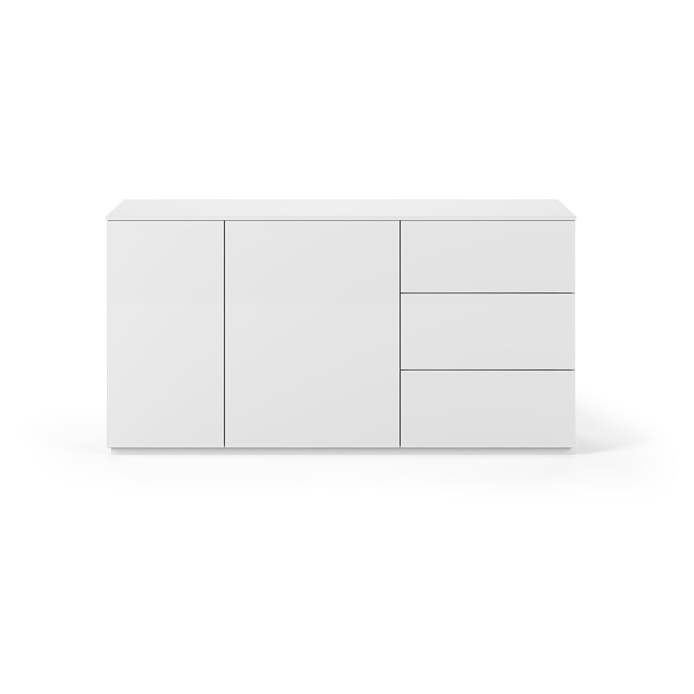 Fehér komód ajtókkal és fiókokkal, 160 x 84 cm join - temahome