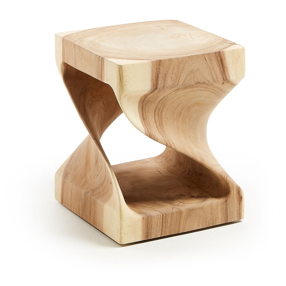 Munggur fa tárolóasztal 30x30 cm hakon – kave home
