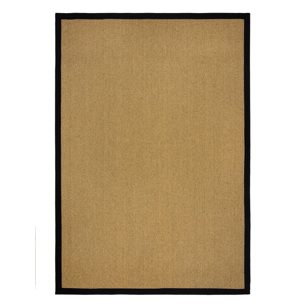 Fekete-világosbarna kültéri-beltéri szőnyeg 120x170 cm Sisal Look – Flair Rugs