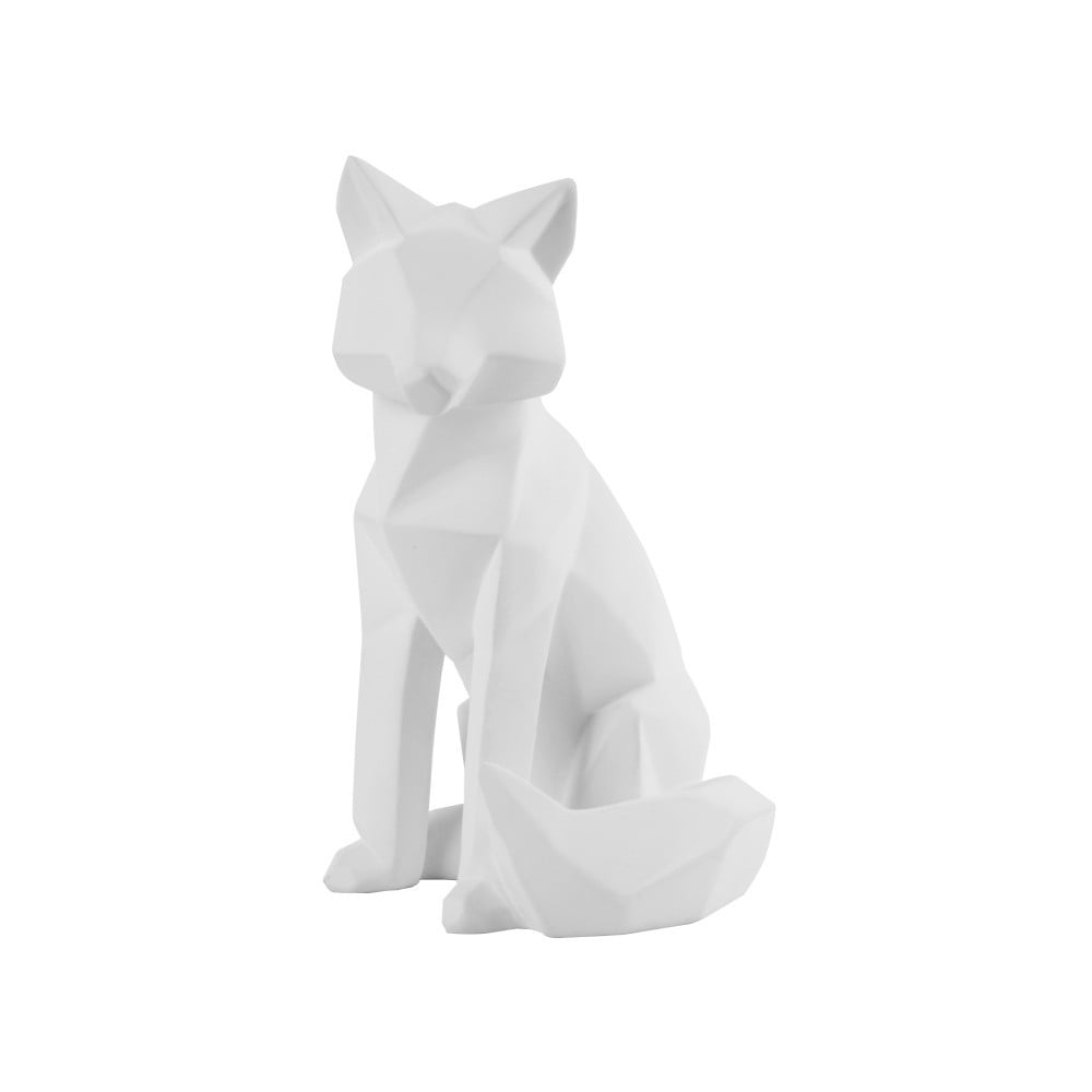 Origami Fox matt fehér szobor, magasság 26 cm - PT LIVING
