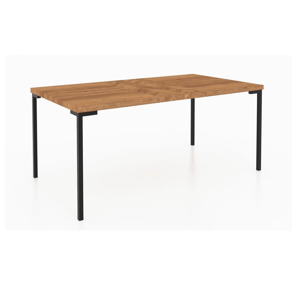 Tölgyfa étkezőasztal 90x200 cm abies – the beds