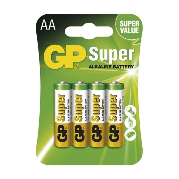 GP Super 4 db alkáli elem, AA - EMOS